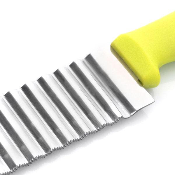 1pcs/stainless steel potato chips wavy cutter dough vegetable crinkle slicer knife corrugated knife kitchen accessories
1pcs/stainless steel potato chips wavy cutter dough vegetable crinkle slicer knife corrugated knife kitchen accessories