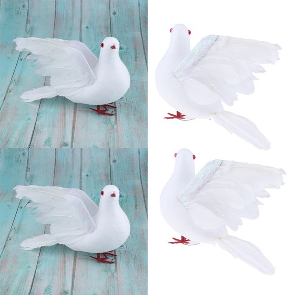 4pcs fake doves artificial foam feather white birds decorative craft bird for party wedding decor
4pcs fake doves artificial foam feather white birds decorative craft bird for party wedding decor