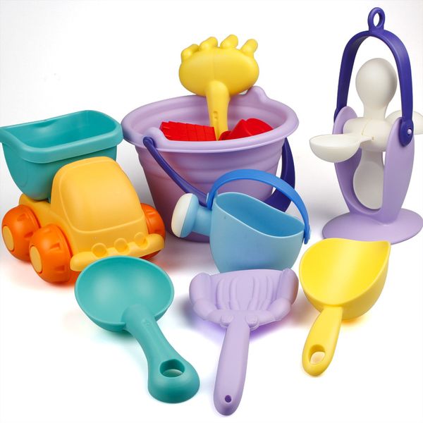 children soft silicone beach toys sandbox hourglass shovel bucket water game playing and fun baby shower toys kids gifts
children soft silicone beach toys sandbox hourglass shovel bucket water game playing and fun baby shower toys kids gifts