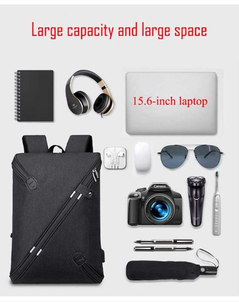 men's business computer backpack waterproof zipper usb charging interface reflective strip anti-theft bag
men's business computer backpack waterproof zipper usb charging interface reflective strip anti-theft bag