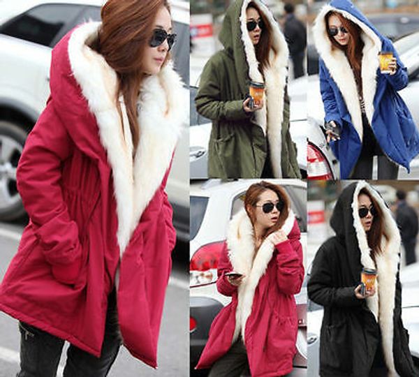 fashion women ladies stylish solid color cotton hooded slim coat jacket winter warm casual parka thick quilted overcoat outwear, Black
fashion women ladies stylish solid color cotton hooded slim coat jacket winter warm casual parka thick quilted overcoat outwear, Black