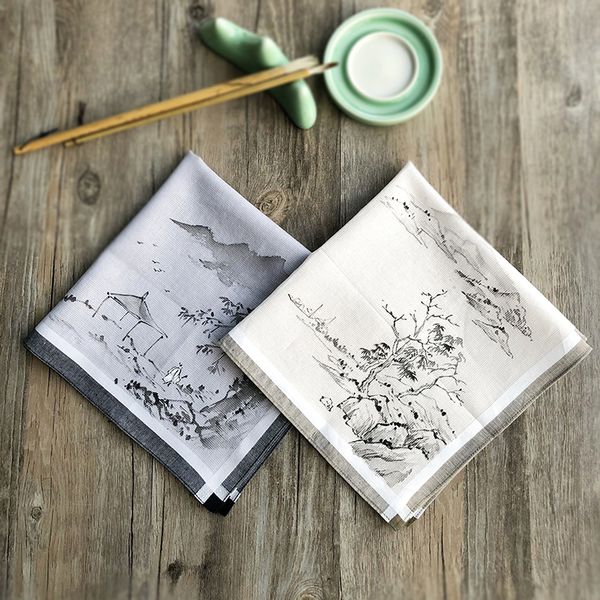 fashion handkerchief male cotton retro handkerchief wipe sweat small pocket square ancient style hand-painted chinese style, Black;blue
fashion handkerchief male cotton retro handkerchief wipe sweat small pocket square ancient style hand-painted chinese style, Black;blue