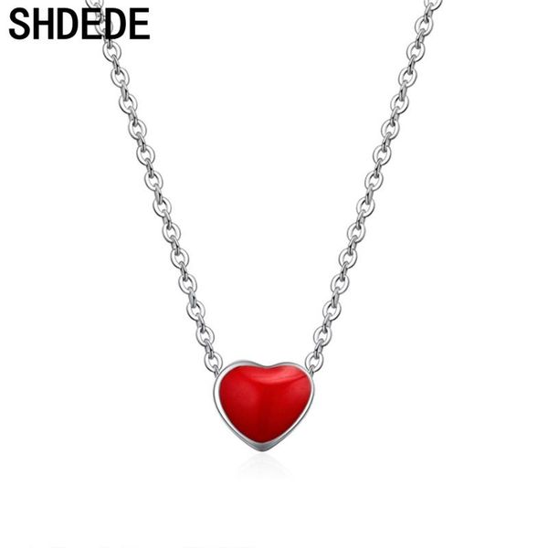 shdede enamel red love heart pendant necklace choker for women girls gifts silver color chain kids jewelry decorations +*28966
shdede enamel red love heart pendant necklace choker for women girls gifts silver color chain kids jewelry decorations +*28966