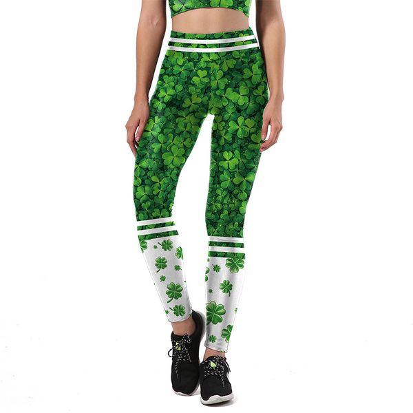 2020 new four-leaf clover yoga pants new european yoga pants bottoming digital printed sports running tight fitness, White;red
2020 new four-leaf clover yoga pants new european yoga pants bottoming digital printed sports running tight fitness, White;red
