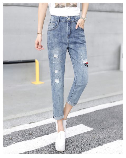 dark blue the new straight leg show thin easy buff trousers nine points in the spring and autumn winter
dark blue the new straight leg show thin easy buff trousers nine points in the spring and autumn winter