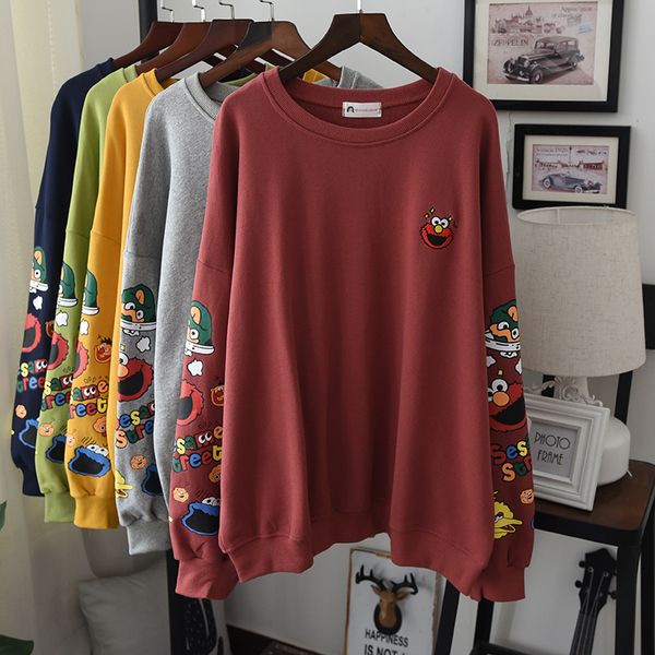 maxi loose hoodie sweatshirt women cartoon printed streetwear hoodies students cool casual pullovers coats oversize, Black
maxi loose hoodie sweatshirt women cartoon printed streetwear hoodies students cool casual pullovers coats oversize, Black