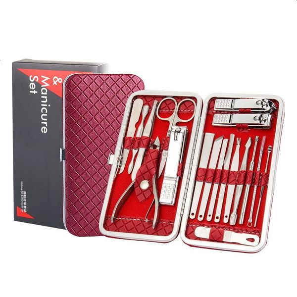 18 in 1 red blue nail clipper kit pro stainless steel nail scissors clipper tweezer tools family foot hand care set fh16
18 in 1 red blue nail clipper kit pro stainless steel nail scissors clipper tweezer tools family foot hand care set fh16