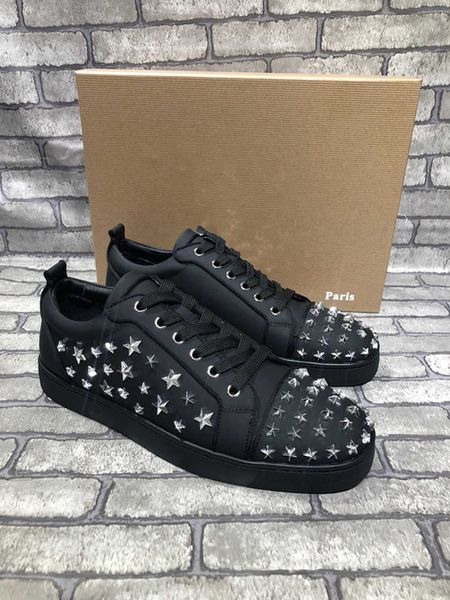 высокое качество смешивания звезды шипы low top красной подошвой кроссовки обувь для женщин, мужчин марка повседневный walking - партия свад, Black
высокое качество смешивания звезды шипы low top красной подошвой кроссовки обувь для женщин, мужчин марка повседневный walking - партия свад, Black