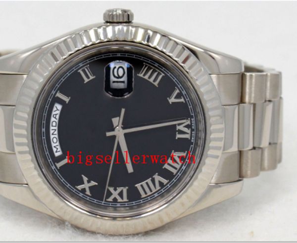 christmas gift watches stainless steel bracelet white gold silver roman dial 218239 watch chest 41mm mechanical automatic man watch, Slivery;brown
christmas gift watches stainless steel bracelet white gold silver roman dial 218239 watch chest 41mm mechanical automatic man watch, Slivery;brown