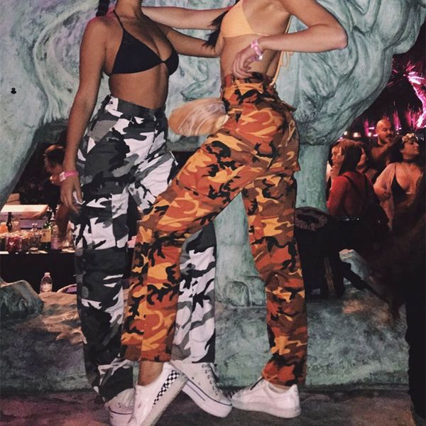 women high waist camouflage pants fashion pantalon femme trouser ankle-length sweatpants cotton streetwear camo pants femme, Black;white
women high waist camouflage pants fashion pantalon femme trouser ankle-length sweatpants cotton streetwear camo pants femme, Black;white