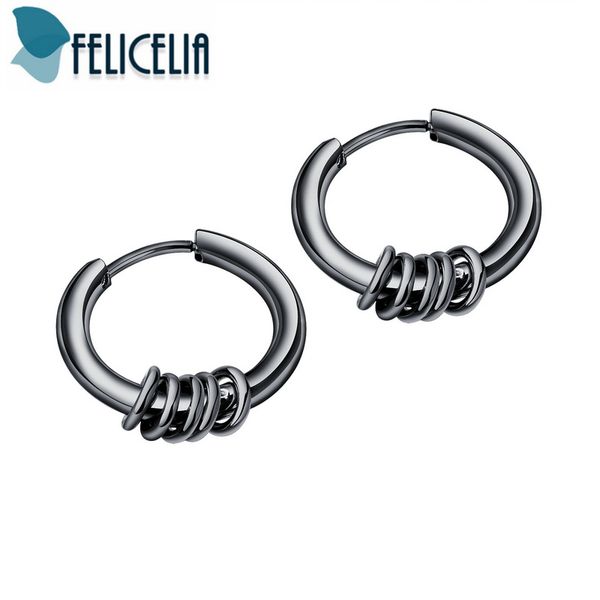 hoop & huggie felicelia hip-hop style stainless steel small round earrings for men women jewelry width 15mm/ 19mm, Golden;silver
hoop & huggie felicelia hip-hop style stainless steel small round earrings for men women jewelry width 15mm/ 19mm, Golden;silver