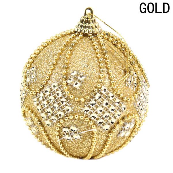 

new 1pcs christmas tree hanging beads chain balls diameter 8cm upscale decorations crystal ball xmas home party wedding ornament