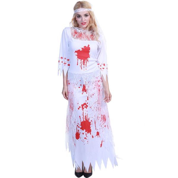 The Phantom Bride Halloween Costumes New Fashion Halloween Scary Jumpsuit Props Long Sleeve Full Party Stagewear
The Phantom Bride Halloween Costumes New Fashion Halloween Scary Jumpsuit Props Long Sleeve Full Party Stagewear