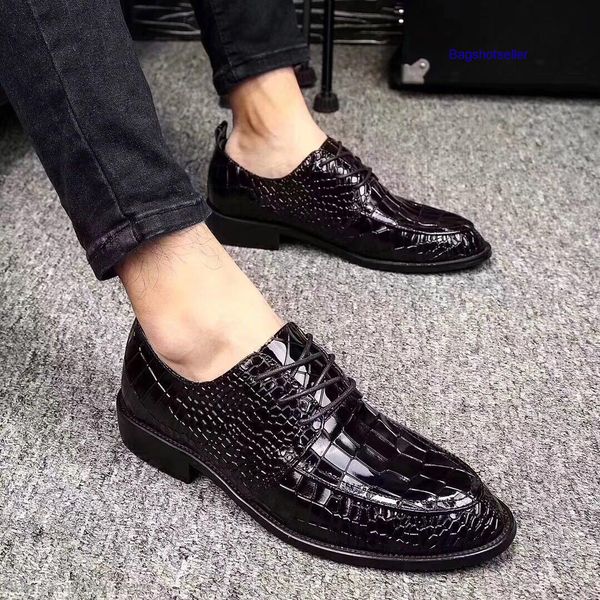 2019 new style men fashion classic shoes print business pointed leather bright wedding casual flat wan1, Black;red
2019 new style men fashion classic shoes print business pointed leather bright wedding casual flat wan1, Black;red