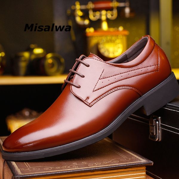 misalwa height increasing elevator wedding shoes men 2019 newly lace up black formal business leather men classic shoes dropship
misalwa height increasing elevator wedding shoes men 2019 newly lace up black formal business leather men classic shoes dropship