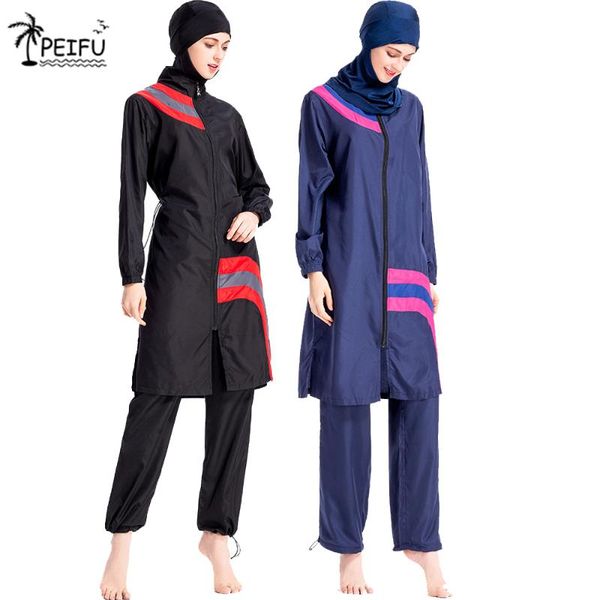 peifu muslim swimwear women modest patchwork full cover long sleeve zipper swimsuit short sleeves swim wear islamic swimsuit
peifu muslim swimwear women modest patchwork full cover long sleeve zipper swimsuit short sleeves swim wear islamic swimsuit