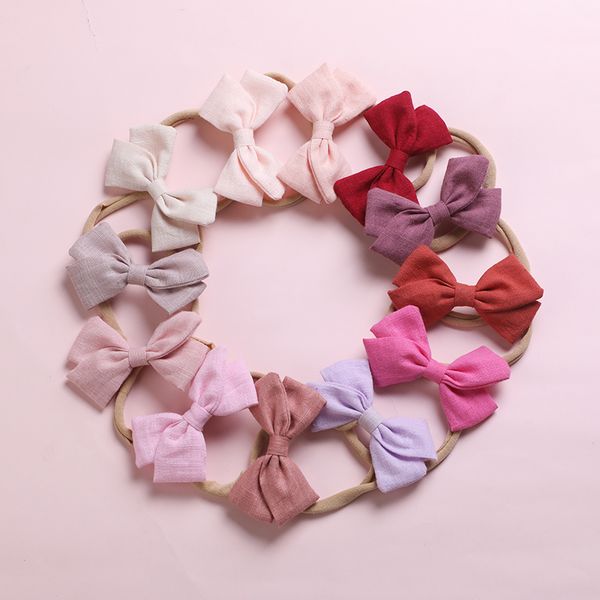 23pcs/lot linen cotton sailor bows nylon headbands newborn baby girls knotbows elastic nylon hairbands hair accessories, Slivery;white
23pcs/lot linen cotton sailor bows nylon headbands newborn baby girls knotbows elastic nylon hairbands hair accessories, Slivery;white