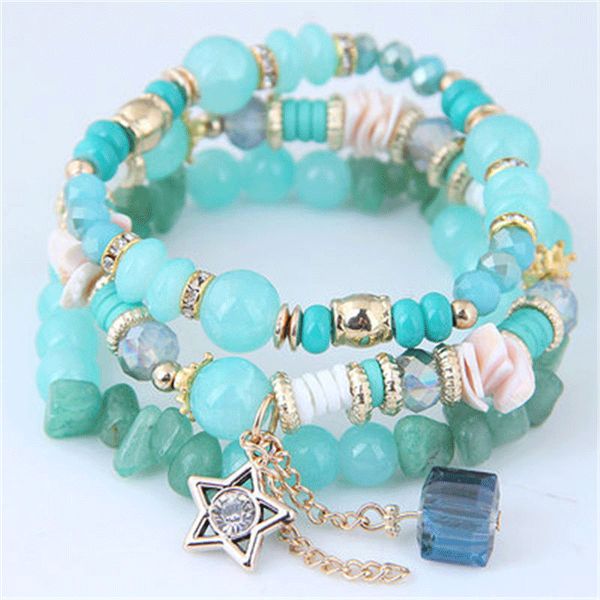 2019 multi-layer bohemian glass stone bracelets fashion bangles star tassel charm bracelet xmas gifts for women lady pulseira jewelry m65y, Golden;silver
2019 multi-layer bohemian glass stone bracelets fashion bangles star tassel charm bracelet xmas gifts for women lady pulseira jewelry m65y, Golden;silver