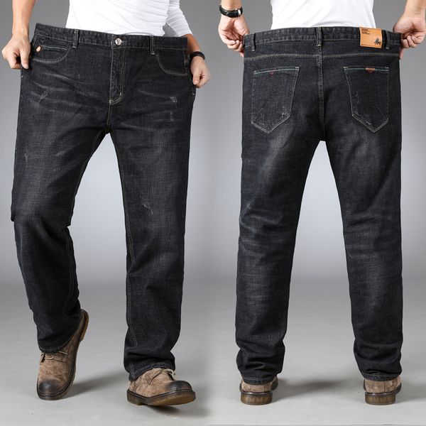 qmgood men's jeans fashion business casual large size men's classic jeans stretchy denim straight loose male pants 28-46, Blue
qmgood men's jeans fashion business casual large size men's classic jeans stretchy denim straight loose male pants 28-46, Blue