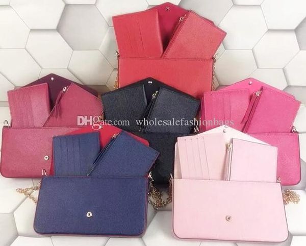 2018 brand new women genuine leather presbyopic mini messenger bag mobile card holder purse 3 sets chain handbag
2018 brand new women genuine leather presbyopic mini messenger bag mobile card holder purse 3 sets chain handbag