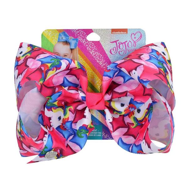 8" jojo siwa unicorn printed grosgrain ribber hair bow for girls rainbow handmade hair clips jojo bows headwear accessories, Slivery;white
8" jojo siwa unicorn printed grosgrain ribber hair bow for girls rainbow handmade hair clips jojo bows headwear accessories, Slivery;white