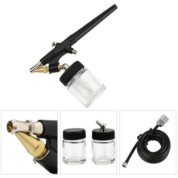 mini airbrush compressor kit feed single action paint spray tool for body makeup 831f