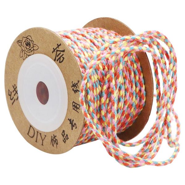 1 roll hand-woven rope bracelet rope jewelry making diy necklace hanging diy accessories for women girls, Black;white
1 roll hand-woven rope bracelet rope jewelry making diy necklace hanging diy accessories for women girls, Black;white