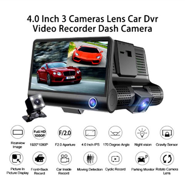 2019 car dvr 3 cameras lens 4.0 inch dash camera dual lens with rearview camera video recorder auto registrator dvrs dash cam cameras
2019 car dvr 3 cameras lens 4.0 inch dash camera dual lens with rearview camera video recorder auto registrator dvrs dash cam cameras