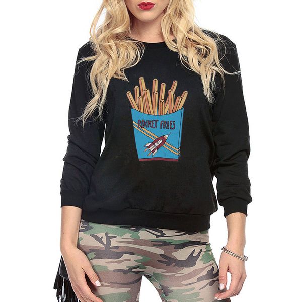 women new arrival long sleeve hoodies fleece female harajuku sweatshirts 2019 autumn winter fries printed black pullovers hoody 
women new arrival long sleeve hoodies fleece female harajuku sweatshirts 2019 autumn winter fries printed black pullovers hoody