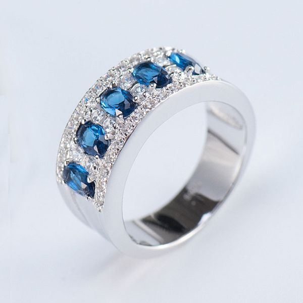 exquisite blue stone finger rings for women men elegant zircon mid ring 6 7 8 9 10 fine jewelry 2019 new ymr467, Silver
exquisite blue stone finger rings for women men elegant zircon mid ring 6 7 8 9 10 fine jewelry 2019 new ymr467, Silver