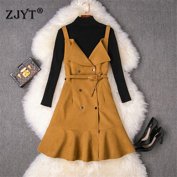 fashion new autumn winter dresses for women 2019 female vestidos long sleeve black knitted and ruffle hem dress 2piece set, Black;gray
fashion new autumn winter dresses for women 2019 female vestidos long sleeve black knitted and ruffle hem dress 2piece set, Black;gray