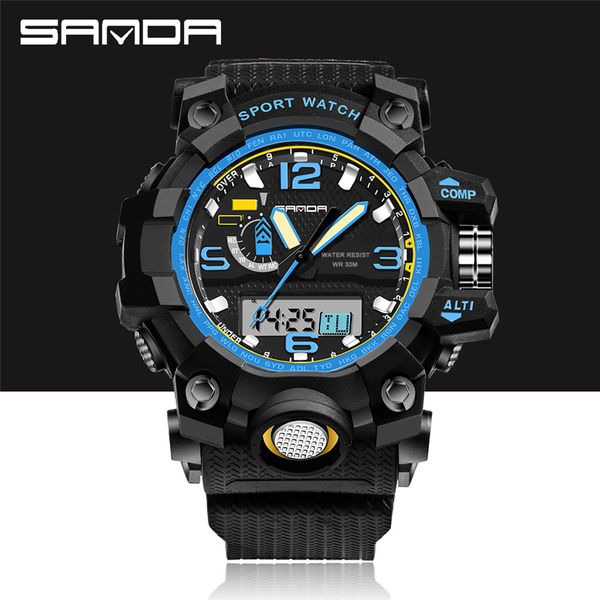 mens sport watch camouflage double display cold light electronic waterproof zegarek elektroniczny relojes digitales para hombre, Slivery;brown
mens sport watch camouflage double display cold light electronic waterproof zegarek elektroniczny relojes digitales para hombre, Slivery;brown