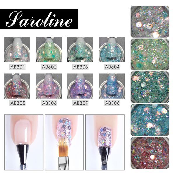 saroline nail glitter diamond sequins 8 popular colors small fragments manicure nail art decoration for gel polish pigment, Silver;gold
saroline nail glitter diamond sequins 8 popular colors small fragments manicure nail art decoration for gel polish pigment, Silver;gold