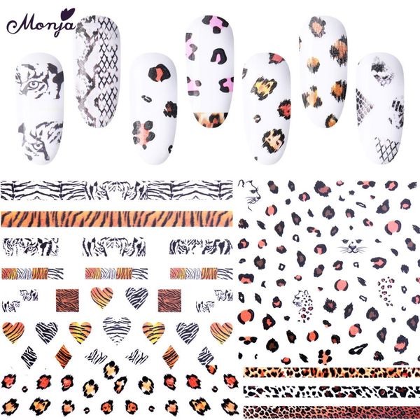 monja nail art sticker self-adhesive animal leopard tiger snake image decals nail decoration manicure tools, Black
monja nail art sticker self-adhesive animal leopard tiger snake image decals nail decoration manicure tools, Black