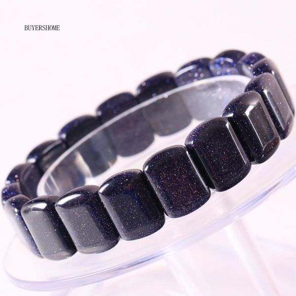 gift for women jewelry handmade bangle cord stretch natural stone rectangular bead blue sandstone bracelet 7" 1pcs h251, Black
gift for women jewelry handmade bangle cord stretch natural stone rectangular bead blue sandstone bracelet 7" 1pcs h251, Black