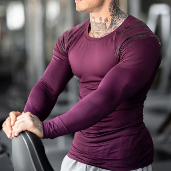 new long sleeve compression shirt men dry fit running t-shirts workout training tees gym sport t shirt men muscle jogging, Black;blue
new long sleeve compression shirt men dry fit running t-shirts workout training tees gym sport t shirt men muscle jogging, Black;blue