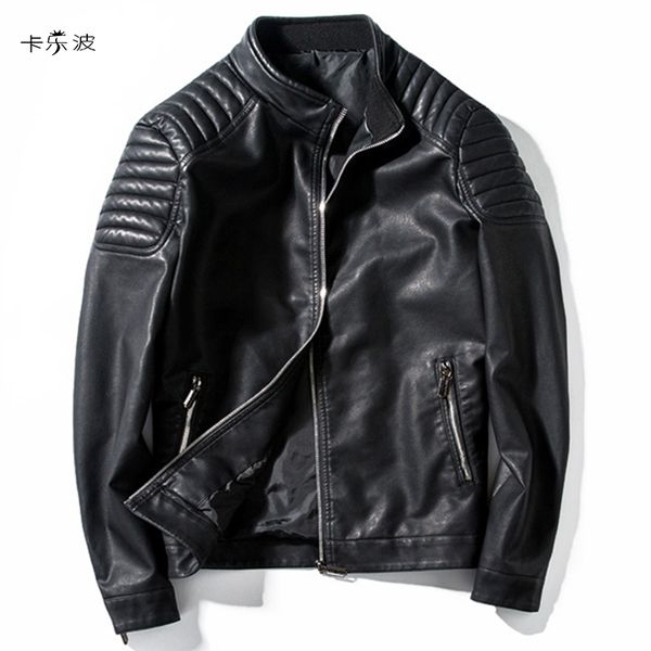men's jackets kalebo business fashion leather jacket fall winter clothing men casual coat, Black;brown
men's jackets kalebo business fashion leather jacket fall winter clothing men casual coat, Black;brown