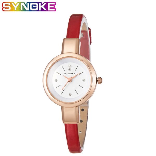 synoke women quartz watches fashion dresses watches diamond-inlaid dial leather strap ladies wrist watch, Slivery;brown
synoke women quartz watches fashion dresses watches diamond-inlaid dial leather strap ladies wrist watch, Slivery;brown