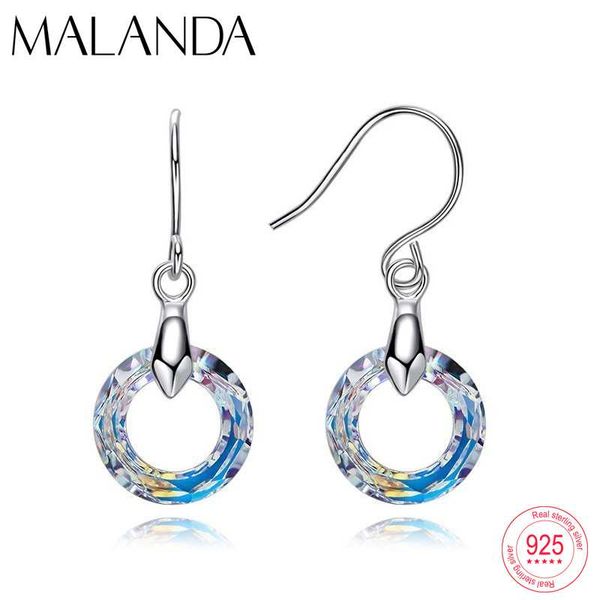 malanda new noble sterling silver round drop earrings crystal from dangle earrings for women luxury elegant jewelry
malanda new noble sterling silver round drop earrings crystal from dangle earrings for women luxury elegant jewelry
