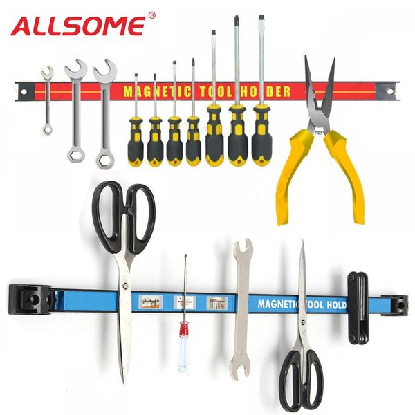 allsome magnetic tool holder bar organizer storage rack tool with strong magnet storage for garage workshop metal tools
allsome magnetic tool holder bar organizer storage rack tool with strong magnet storage for garage workshop metal tools