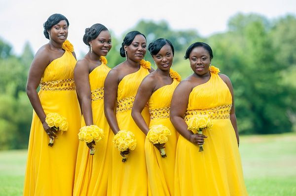 exquisite yellow one shoulder long bridesmaid robes dress handmade flowers ruched crystal robes de demoiselle d'honneur prom dress, White;pink
exquisite yellow one shoulder long bridesmaid robes dress handmade flowers ruched crystal robes de demoiselle d'honneur prom dress, White;pink