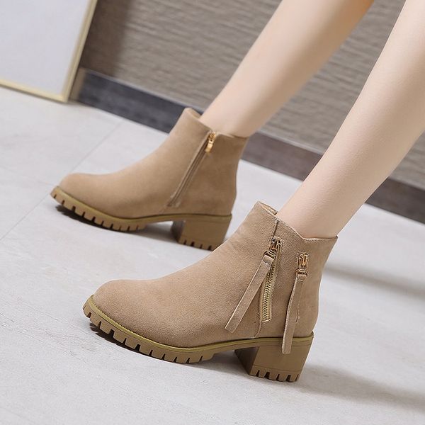 boots women new 2019 round toe shoes woman winter shoes luxury designer lace up booties ladies low heels booties 2020 fashion, Black
boots women new 2019 round toe shoes woman winter shoes luxury designer lace up booties ladies low heels booties 2020 fashion, Black