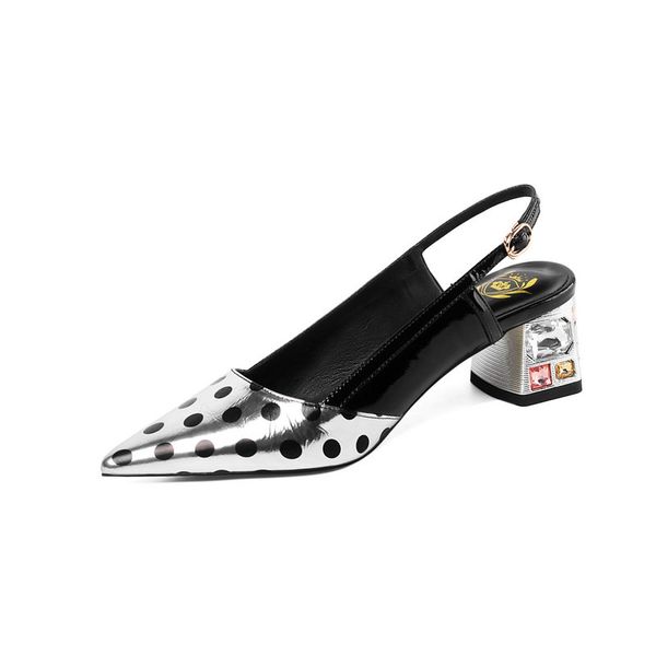 crystal genuine leather women shoes back buckle high heels pumps 2020 spring summer casual wedding shoes woman, Black
crystal genuine leather women shoes back buckle high heels pumps 2020 spring summer casual wedding shoes woman, Black
