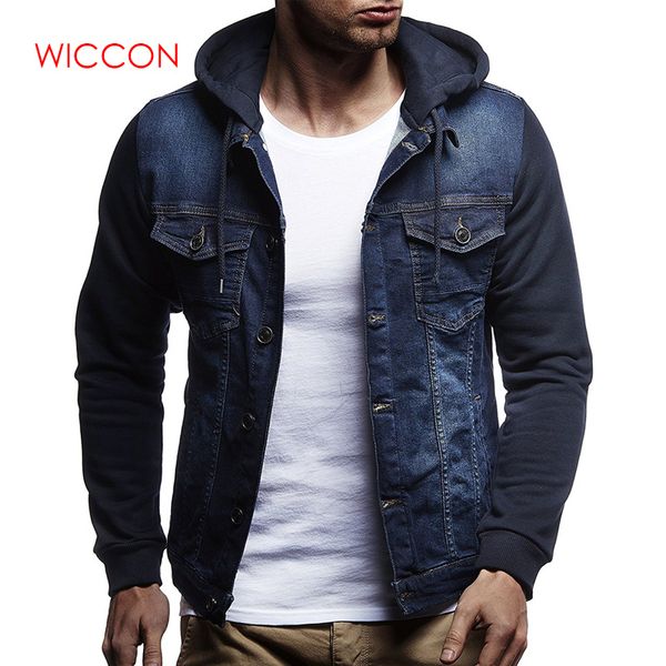 brand new 2019 men jeans jackets men hooded autumn denim coats male fashion classic solid clothes, Black;brown
brand new 2019 men jeans jackets men hooded autumn denim coats male fashion classic solid clothes, Black;brown