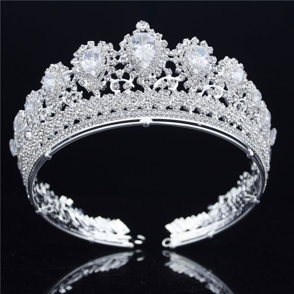wedding crown bridal diadem tiara headband hair jewelry zirconia crystal elegant tiaras and crowns pageant party head ornaments, Golden;white
wedding crown bridal diadem tiara headband hair jewelry zirconia crystal elegant tiaras and crowns pageant party head ornaments, Golden;white