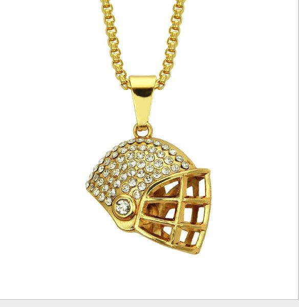new european and american fashion chain hip-hop necklace with diamond personalized rugby helmet pendant necklace jewelry, Silver
new european and american fashion chain hip-hop necklace with diamond personalized rugby helmet pendant necklace jewelry, Silver
