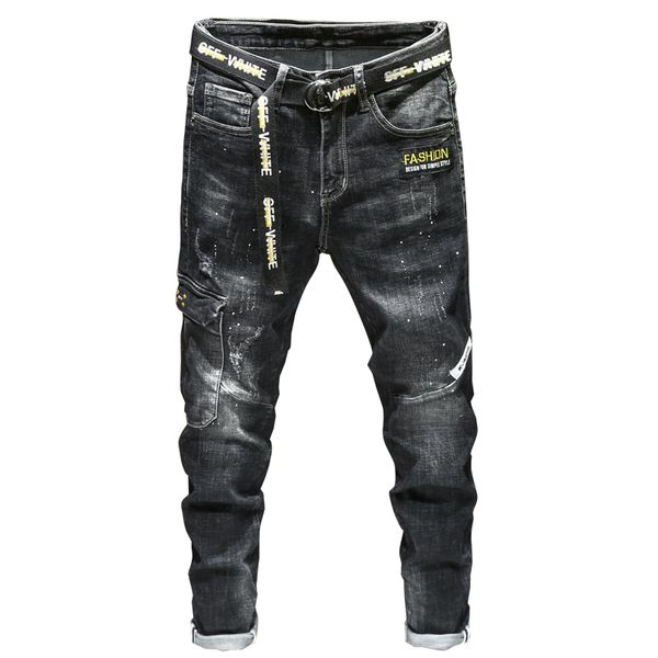 povote 2020 новый бренд мужской моде джинсы тонкий небольшой нога прямая трубка корейский trend длинные брюки брюки мужская мода бренд, Blue
povote 2020 новый бренд мужской моде джинсы тонкий небольшой нога прямая трубка корейский trend длинные брюки брюки мужская мода бренд, Blue