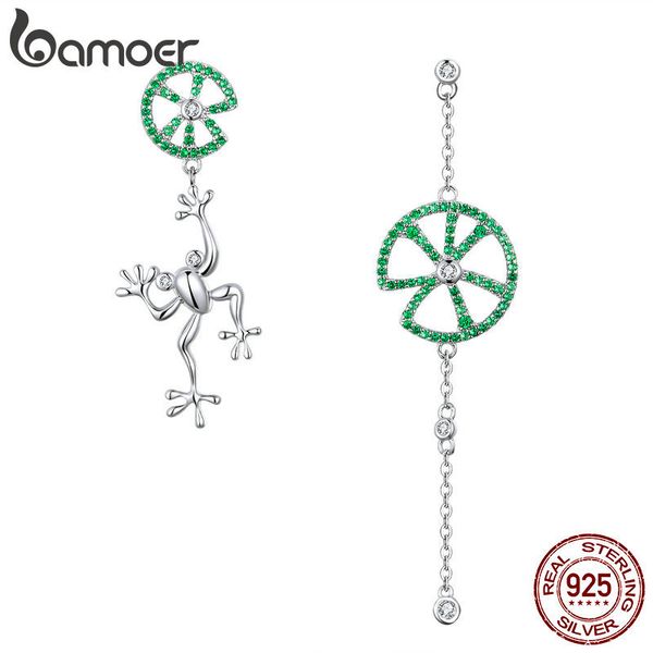 bamoer authentic 925 sterling silver jumping frog green zircon drop earrings for women long chain animal earrings jewelry bse027, Golden
bamoer authentic 925 sterling silver jumping frog green zircon drop earrings for women long chain animal earrings jewelry bse027, Golden