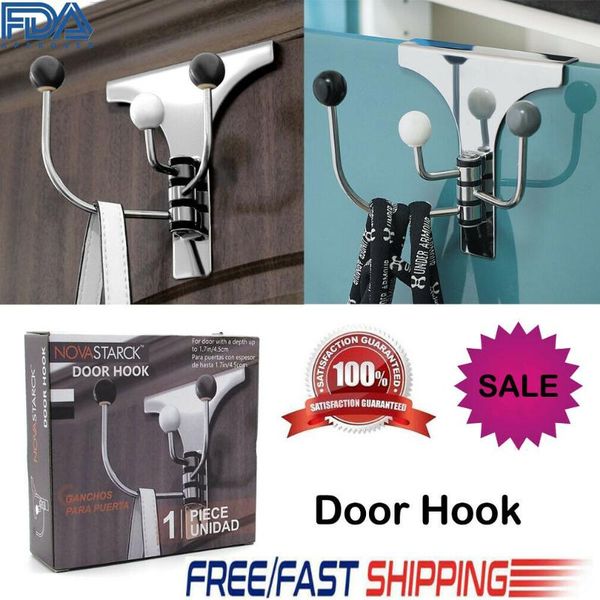 hooks over the door hanger coat hat clothes bag hanging rack hook holder wardrobe wall organizer
hooks over the door hanger coat hat clothes bag hanging rack hook holder wardrobe wall organizer