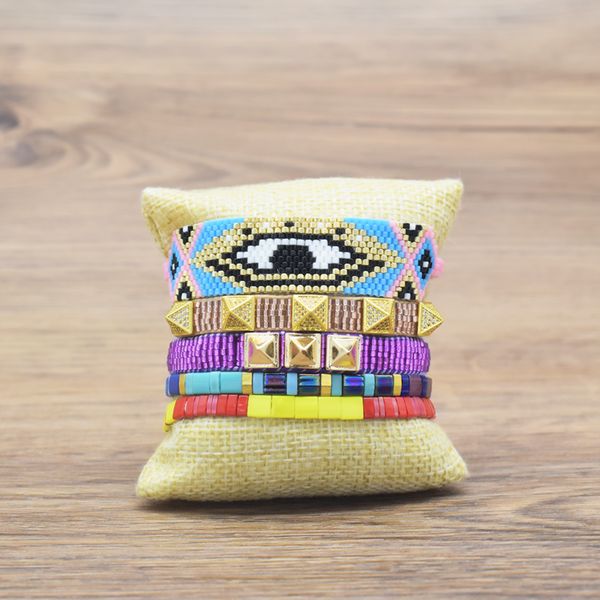 charm bracelets rttooas miyuki evil eye bracelet fashion turkish cuff pulseras mujer moda 2021 handmade tila beaded jewelry, Golden;silver
charm bracelets rttooas miyuki evil eye bracelet fashion turkish cuff pulseras mujer moda 2021 handmade tila beaded jewelry, Golden;silver